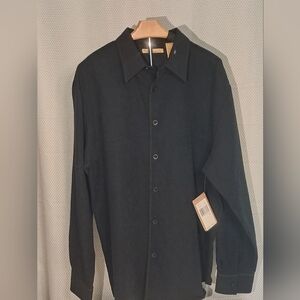 Havanera Black Button-Up Shirt XL